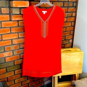 Brand new orange casual dress.